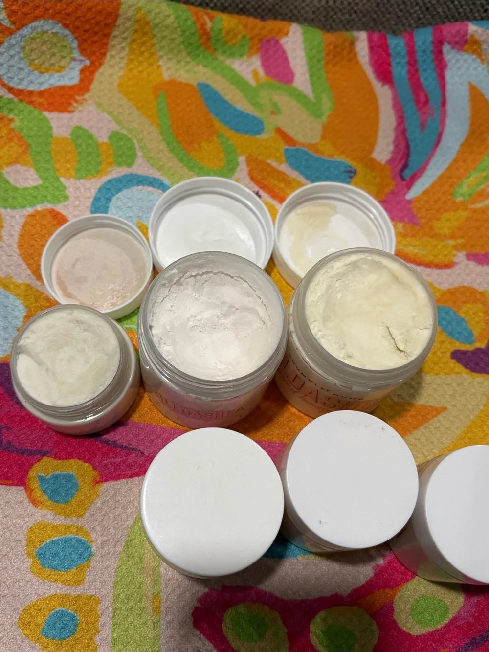 Alldashea Whipped Body Butter lot - open
